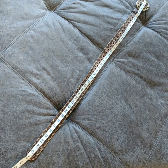 Aldo Leather Belt Sz M - Picture 7 of 8